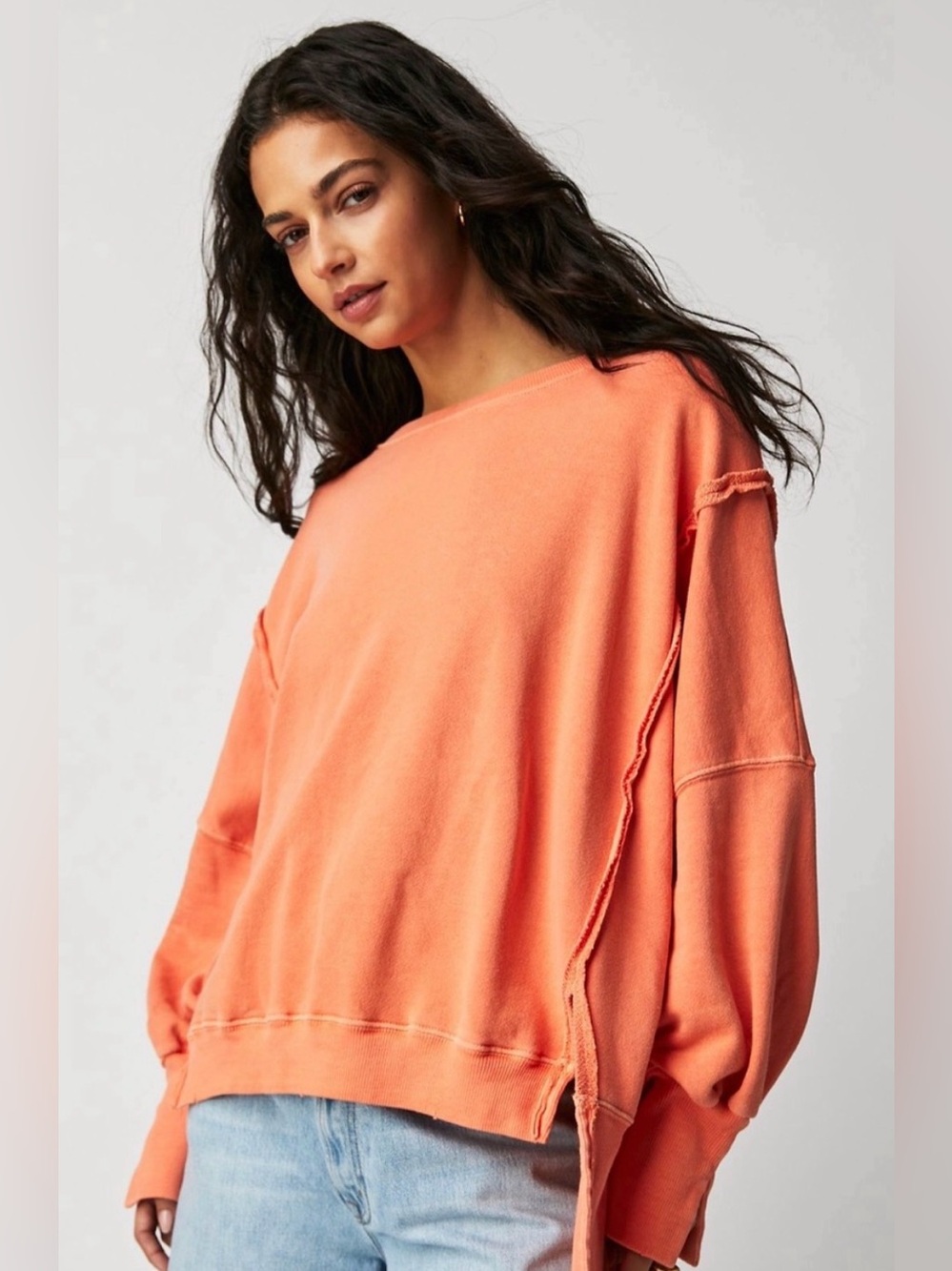 Free People We The Free Camden Sweatshirt. NWT. Pomplemousse